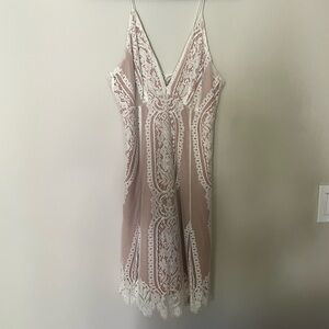 Lush White Lace Dress